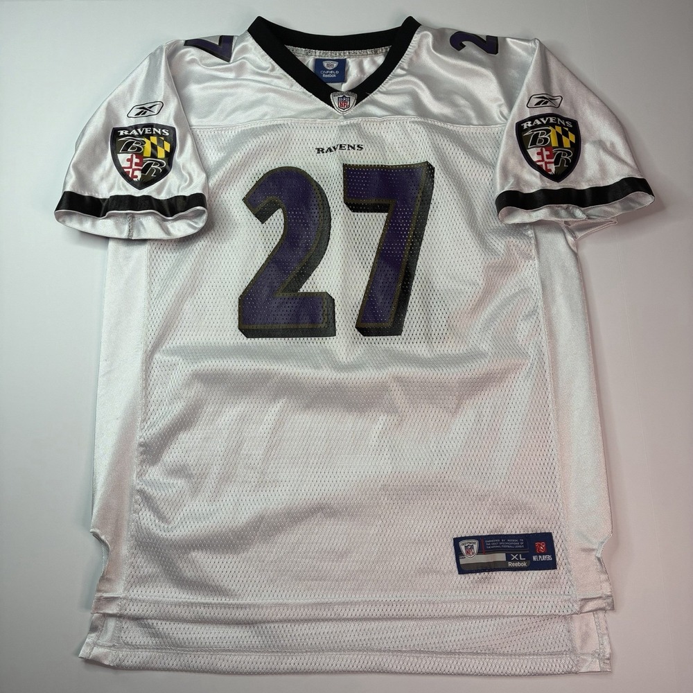 Reebok Ray Rice Baltimore Ravens Jersey Youth Size XL XLarge White NFL